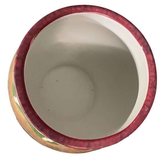 Southwestern Pottery Jars Small Canisters Kokopelli Lizards Set of 2 - Picture 7 of 7